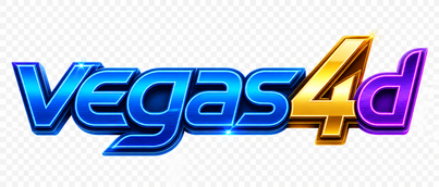 Logo vegas4d neon ungu